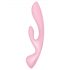 Satisfyer Triple Oh - Rechargeable Clitoral Vibrator (Pink)