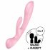 Satisfyer Triple Oh - Rechargeable Clitoral Vibrator (Pink) 