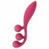 Satisfyer Tri Ball 1 - Rechargeable Multi-Function Vibrator (Red) 