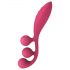 Satisfyer Tri Ball 1 - rechargeable, multifunction vibrator (red)