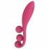 Satisfyer Tri Ball 1 - Rechargeable Multi-Function Vibrator (Red) 