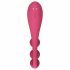 Satisfyer Tri Ball 1 - Rechargeable Multi-Function Vibrator (Red) 