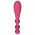 Satisfyer Tri Ball 1 - rechargeable, multifunction vibrator (red)