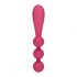 Satisfyer Tri Ball 1 - Rechargeable Multi-Function Vibrator (Red) 