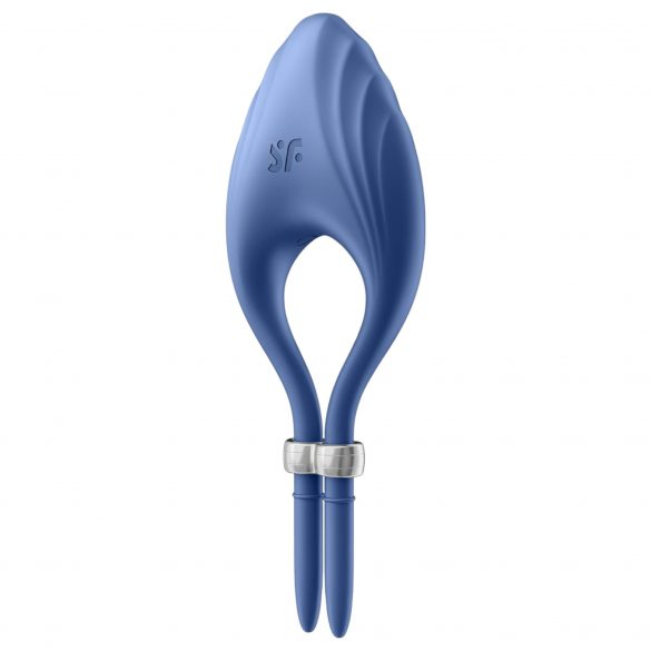 Satisfyer Duelist - Rechargeable Vibrating Cock Ring (Blue) 