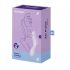 Satisfyer Curvy Trinity 2 - Rechargeable Air-Pulse 2in1 Vibrator (Purple) 