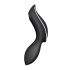 Satisfyer Curvy Trinity 2 - Rechargeable Air Pulse 2in1 Vibrator (Black) 