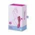 Satisfyer Curvy Trinity 3 - Rechargeable Air Pulse 2in1 Vibrator (Red) 