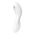 Satisfyer Curvy Trinity 5+ - Smart Air-Pulse 2-in-1 Vibrator (White) 