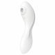 Satisfyer Curvy Trinity 5+ - Smart Air-Pulse 2-in-1 Vibrator (White) 