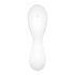 Satisfyer Curvy Trinity 5+ - Smart Air-Pulse 2-in-1 Vibrator (White) 