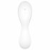 Satisfyer Curvy Trinity 5+ - Smart Air-Pulse 2-in-1 Vibrator (White) 