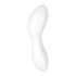 Satisfyer Curvy Trinity 5+ - Smart Air-Pulse 2-in-1 Vibrator (White) 