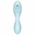 Satisfyer Curvy Trinity 5+ - Smart Air Pulse 2in1 Vibrator (Blue) 