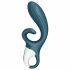 Satisfyer Hug Me - Smart Clitoral Vibrator (Grey-Blue) 