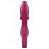 Satisfyer Embrace Me - Rechargeable Vibrator with Clitoral Arm (Red)