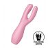 Satisfyer Threesome 3 - Rechargeable Clitoral Vibrator (Pink) 