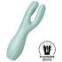 Satisfyer Threesome 3 - Rechargeable Clitoral Vibrator (Mint)