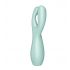 Satisfyer Threesome 3 - Rechargeable Clitoral Vibrator (Mint) 