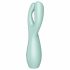 Satisfyer Threesome 3 - Rechargeable Clitoral Vibrator (Mint)