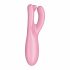 Satisfyer Threesome 4 - Smart Clitoral Vibrator (Pink) 