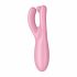 Satisfyer Threesome 4 - Smart Clitoral Vibrator (Pink) 