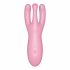 Satisfyer Threesome 4 - Smart Clitoral Vibrator (Pink) 