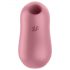 Satisfyer Cotton Candy - Rechargeable Air-Pulse Clitoral Vibrator (Coral)