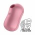 Satisfyer Cotton Candy - Rechargeable Air Pulse Clitoral Vibrator (Coral) 