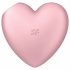 Satisfyer Cutie Heart - Rechargeable Air-Pulse Clitoral Vibrator (Pink) 