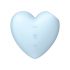 Satisfyer Cutie Heart - Rechargeable Air Pulse Clitoral Vibrator (Blue) 