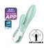 Satisfyer Air Pump Bunny 5 - Smart Inflatable Vibrator (Mint) 