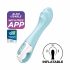 Satisfyer Air Pump Vibrator 5 - Smart Inflatable Vibrator (Blue) 