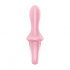 Satisfyer Air Pump Booty 5 - Smart Inflatable Anal Vibrator (Pink) 