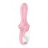 Satisfyer Air Pump Booty 5 - Smart Inflatable Anal Vibrator (Pink) 