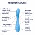 Satisfyer G-spot Flex 4 - Smart G-spot Vibrator (Turquoise) 