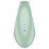 Satisfyer Perfect Pair 3 - 2-in-1 Penis Ring and Finger Vibrator (Green)