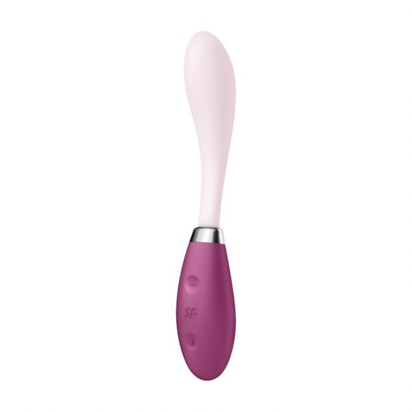 Satisfyer G-Spot Flex 3 - Rechargeable G-spot Vibrator (Pink-Burgundy) 