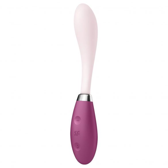 Satisfyer G-Spot Flex 3 - Rechargeable G-spot Vibrator (Pink-Burgundy) 