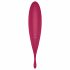 Satisfyer Twirling Pro - Smart 2in1 Clitoral Vibrator (Red) 