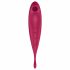 Satisfyer Twirling Pro - Smart 2in1 Clitoral Vibrator (Red) 