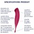 Satisfyer Twirling Pro - Smart 2in1 Clitoral Vibrator (Red) 