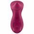 Satisfyer Exciterrr - Rotating Beaded Clitoral Vibrator (Red) 