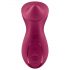 Satisfyer Exciterrr - rotating beaded clitoral vibrator (red)