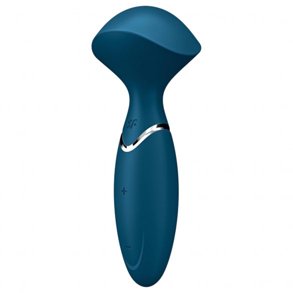 Satisfyer Mini Wand - Rechargeable, Waterproof Vibrator (Blue) 