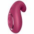 Satisfyer Dipping Delight Rechargeable Clitoral Vibrator (Red) 