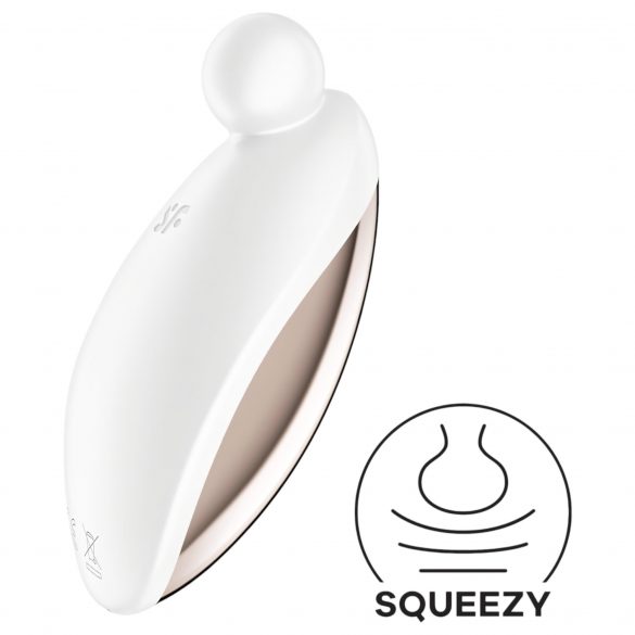 Satisfyer Spot On 2 - Rechargeable Clitoral Vibrator (White) 