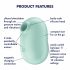 Satisfyer Pro To Go 2 - Rechargeable Clitoral Stimulator (Mint) 