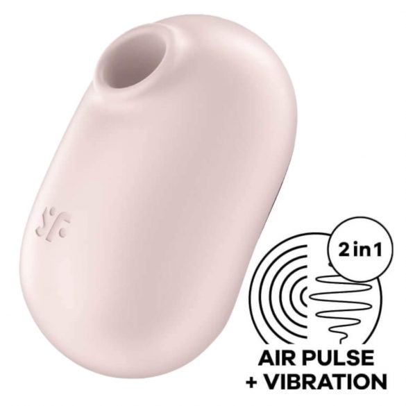 Satisfyer Pro To Go 2 - Rechargeable, Air Pulse Clitoral Stimulator (Beige) 