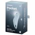 Satisfyer Pocket Pro 1 - Rechargeable, Air-Pulse Clitoral Stimulator (Blue) 